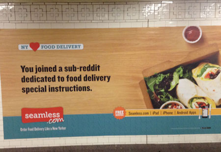 Why do Seamless ads appeal to Recluses and Trolls?